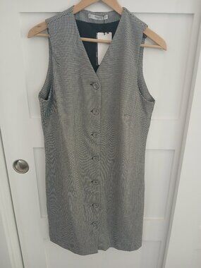 Mango Women's Houndstooth  dress Size 8